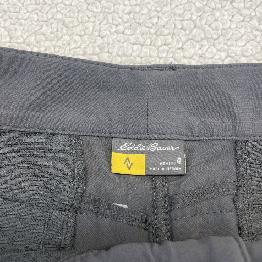 Eddie Bauer Travex Shorts Womens 4 Gray First Ascent Hiking Outdoor Active - Picture 6 of 10